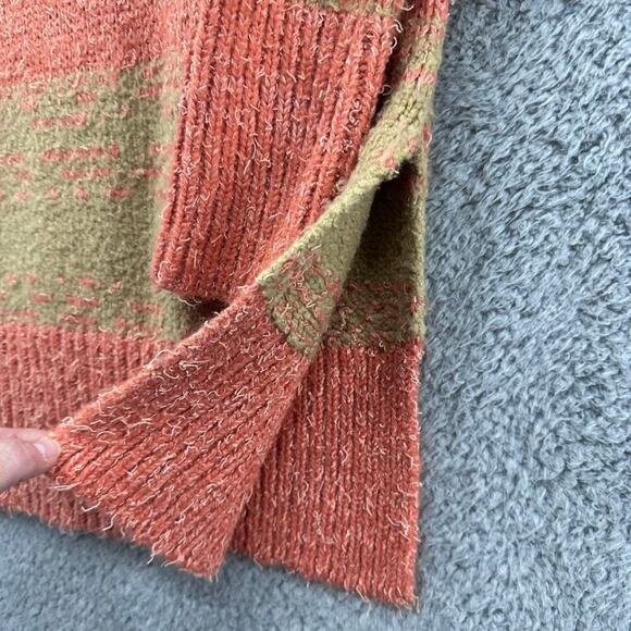 Anthropologie Pilcro Women's XS Knit Sweater Boxy Cut Color Block 3/4 Sleeves - Picture 5 of 12